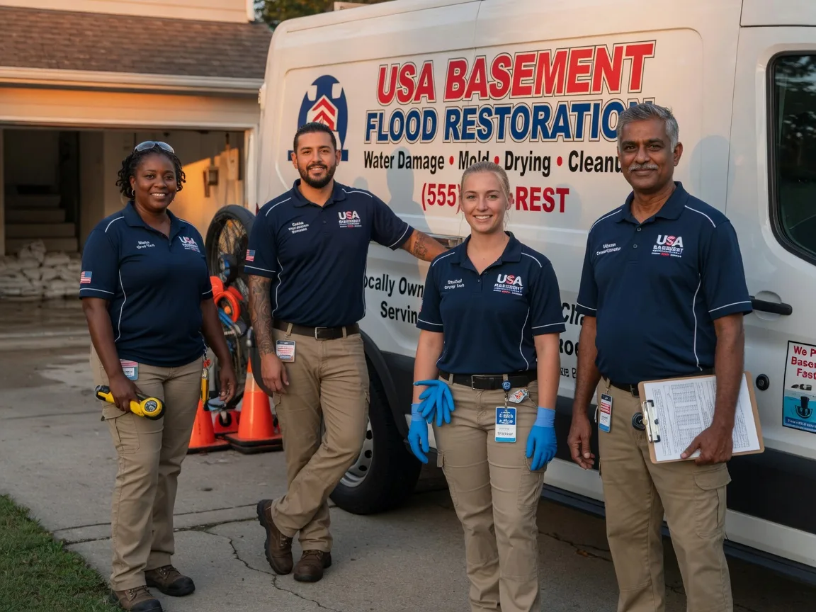 Basement Flood Cleanup company in Rhodes, MI