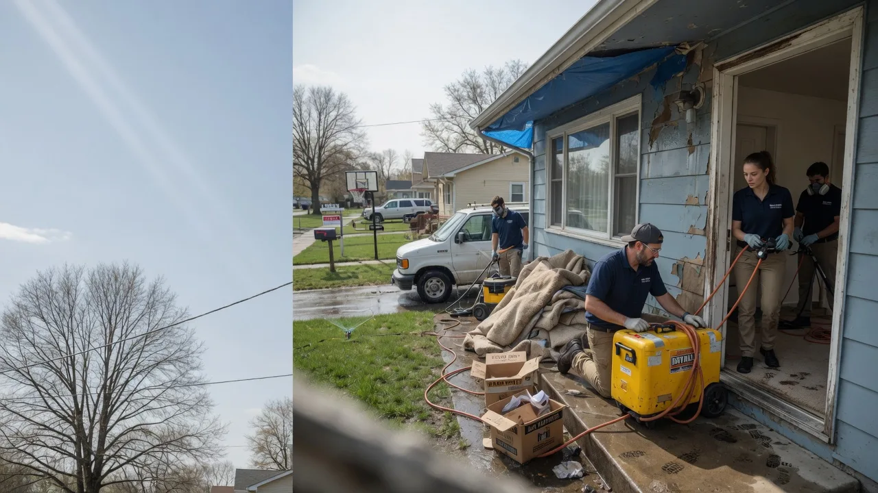 Basement Flood Cleanup in Rhodes, MI near me